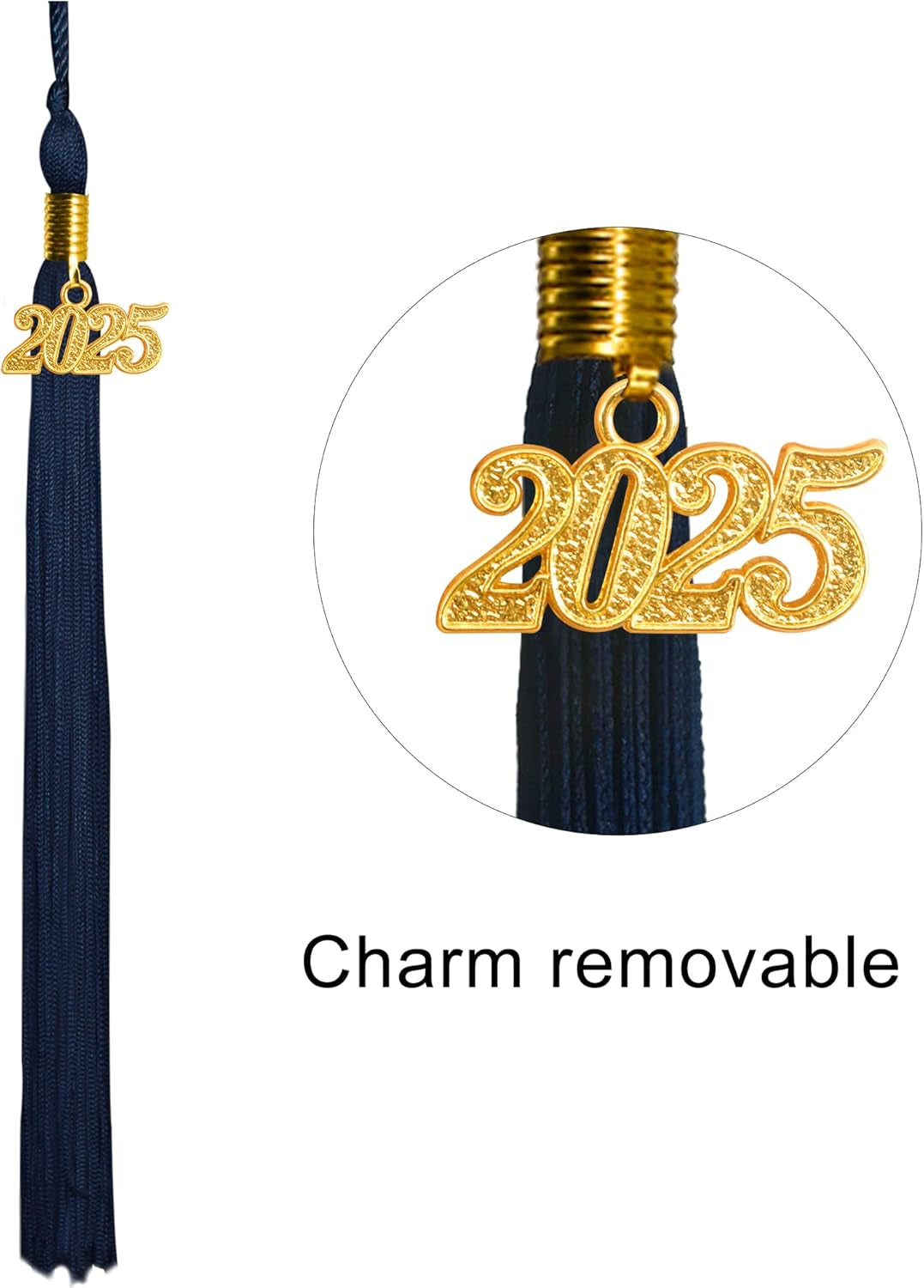 Matte Graduation Gown Cap Tassel Set 2022 for High School and Bachelor