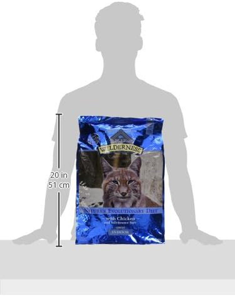 Blue Buffalo Wilderness High Protein Grain Free, Natural Adult Indoor Dry Cat Food, Chicken