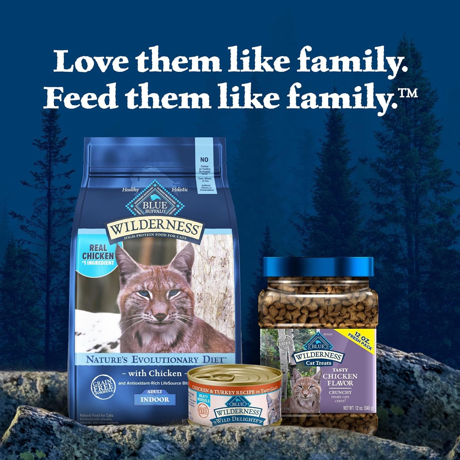 Blue Buffalo Wilderness High Protein Grain Free, Natural Adult Indoor Dry Cat Food, Chicken